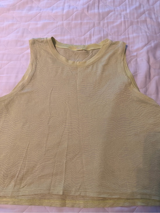 lululemon athletica Tops - lululemon athletica Pale Yellow Sleeveless Tank
